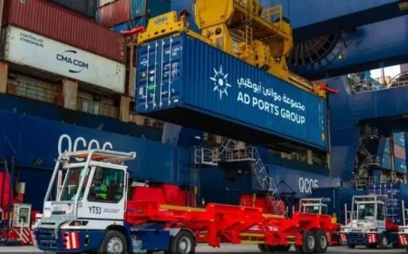 إيرادات قياسية لمجموعة موانئ أبوظبي تصل إلى 4.83 مليار درهم خلال الربع الثاني من 2025