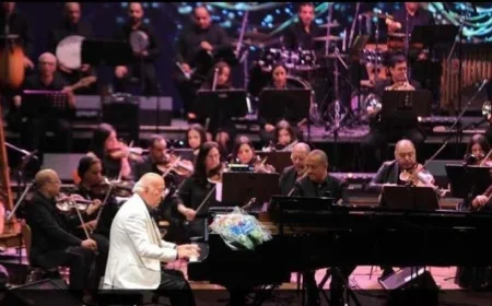 عمر خيرت يفتتح حفلات مهرجان الصيف الدولي في مكتبة الإسكندرية بلمسات موسيقية ساحرة