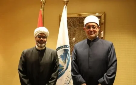 إمام المركز الثقافي بلندن يسعى لتعزيز التعاون مع دار الإفتاء ودعمها