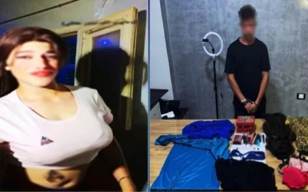 ضبط صانع محتوى يرقص بملابس خادشة الحياء في هيئة أنثى