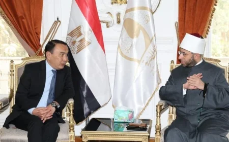تعزيز التعاون الديني والثقافي بين وزير الأوقاف وسفير كازاخستان في القاهرة