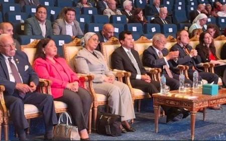 رئيسة المجلس القومي للمرأة تضيء حفل الوطنية للشباب والرياضة للفترة من 2025 إلى 2032
