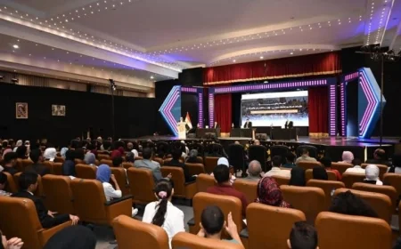 وزير الرياضة ومحافظ الإسكندرية يشاركان في مؤتمر بطولتي العالم للشباب