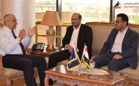 زيارة الرئيس التنفيذي الجديد لعرب سات تعزز التعاون مع مدينة الإنتاج الإعلامي