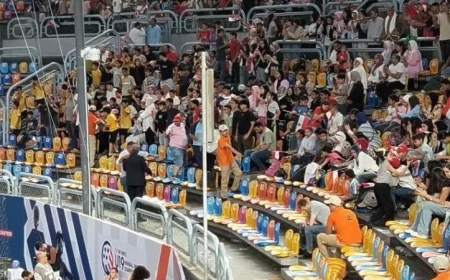 جماهير غفيرة تملأ إستاد القاهرة لدعم منتخب كرة اليد ضد إسبانيا