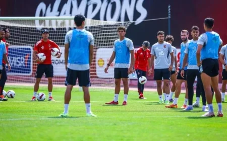 الأهلي يختتم تدريباته لمواجهة حاسمة ضد فاركو غدا في الدوري الممتاز