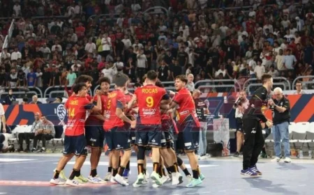 مصر تودع بطولة العالم لكرة اليد للناشئين بعد خسارتها أمام إسبانيا 29-31 في ربع النهائي