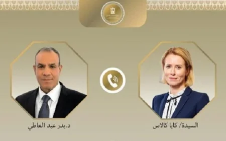 وزير الخارجية يواجه ممثلة الاتحاد الأوروبي: رفض تصريحات إسرائيل الكبرى المزعومة