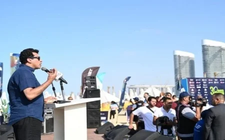إطلاق ماراثون العلمين الدولي بعزيمة من وزير الرياضة ضمن تحديات 30 يوم في الرياضة