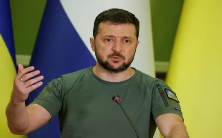 الرئيس الأوكراني يشدد على أهمية تحقيق سلام حقيقي ومستدام في أوكرانيا