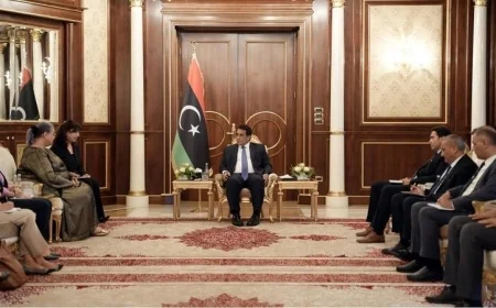 المجلس الرئاسي الليبي والأمم المتحدة يناقشان آخر تطورات المسار السياسي والدستوري في ليبيا
