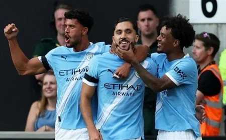 انتصار ساحق لمانشستر سيتي برباعية نظيفة ضد وولفرهامبتون في الدوري الإنجليزي