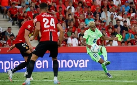 برشلونة يتألق بثلاثية نظيفة ضد ريال مايوركا في الدوري الإسباني