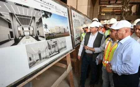 الوزير يعلن إتمام تنفيذ المشروع الهندسي الضخم لكوبري الخور