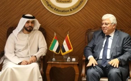مباحثات وزير التعليم العالي لتعزيز التعاون التعليمي بين مصر والإمارات