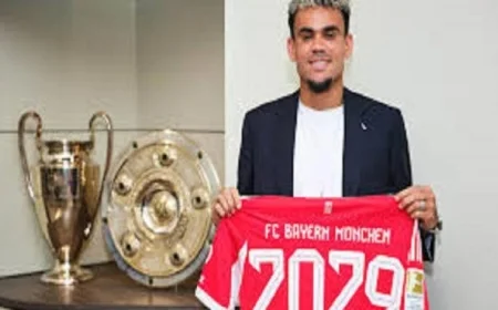 لويس دياز يكشف هدفه في بايرن: الفوز بالبطولات ومتعة اللعب بجوار كين