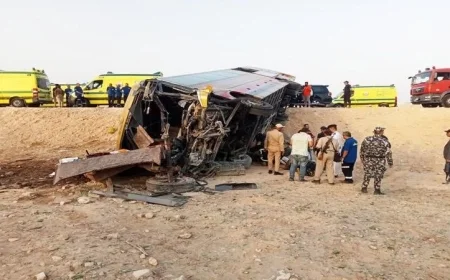 محافظ أسيوط يتفقد حالة مصابي حادث الأتوبيس على الطريق الصحراوي