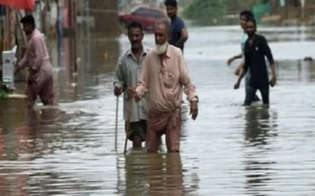 زيادة عدد قتلى الأمطار الموسمية والفيضانات في باكستان ليصل إلى 645 شخصا