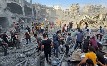 استشهاد 4 فلسطينيين وإصابة آخرين جراء قصف إسرائيلي على غزة