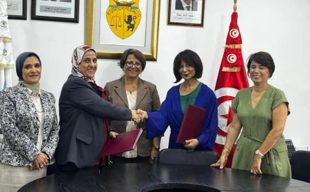 بروتوكول تعاون متميز بين القومي لعلوم البحار والوطني لتكنولوجيا البحار في تونس