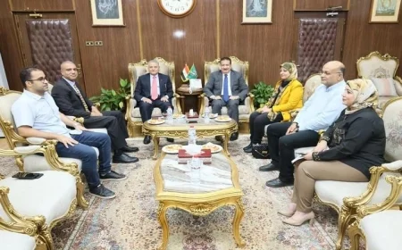 محافظ المنوفية يواصل متابعة تقدم مشروع مكتبة مصر العامة في كفر المصيلحة