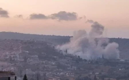 تفجير منزل في ميس الجبل بجنوب لبنان بواسطة قوة إسرائيلية