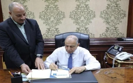 محافظ المنيا يعلن اعتماد نتيجة الدور الثاني للإعدادية بنسبة نجاح مبهرة 90.69%