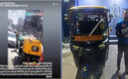 القبض على سائق توك توك لقيادته بعكس السير في الإسكندرية