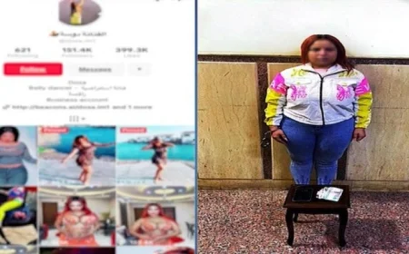 إيقاف راقصة بسبب نشرها لمقاطع فيديو خادشة على السوشيال ميديا