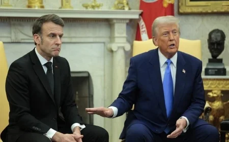 محادثات ماكرون في البيت الأبيض لم تناقش تنازل أوكرانيا عن أراضيها
