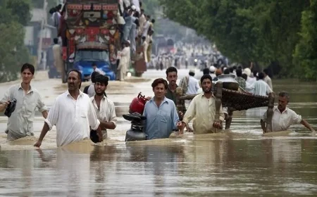 ارتفاع حصيلة ضحايا الأمطار الموسمية والفيضانات في باكستان إلى 660 قتيلا