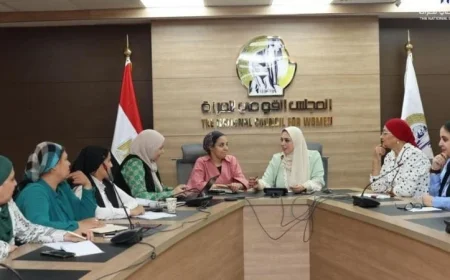 المجلس القومي للمرأة يبحث تمكين طلاب الجامعات لتعزيز الوعي بالمشاركة في الانتخابات