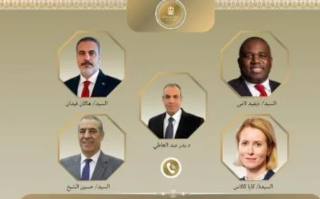 مكالمات هاتفية حاسمة لوزير الخارجية بشأن تطورات مفاوضات وقف إطلاق النار