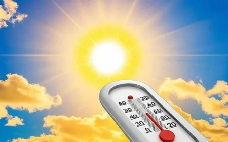 ارتفاع درجات الحرارة في طقس اليوم بالقاهرة: نهار حار ورطب وليلا مائل للحرارة مع رطوبة والدرجة العظمى تصل إلى 35