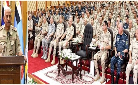 وزير الدفاع يجتمع مع مقاتلي المنطقة الشمالية العسكرية لتعزيز الجاهزية الدفاعية