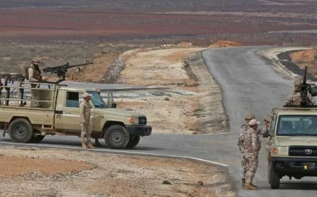 القوات المسلحة الأردنية تتصدى لمحاولة تسلل على الحدود الشمالية