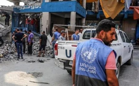 غزة تتصدر العالم في معدلات وفيات عمال الإغاثة وفق تقرير أممي