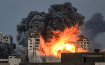 أربعة جرحى في غارة إسرائيلية على بلدة الحوش بالجنوب بحسب وزارة الصحة اللبنانية