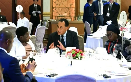 رئيس الوزراء يحضر عشاء رسمي لرؤساء الوفود في قمة تيكاد 9