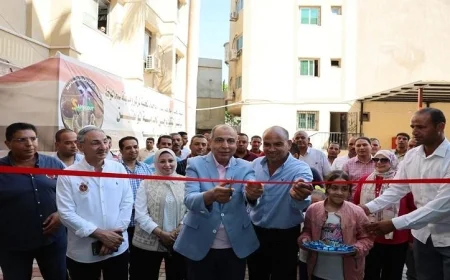 افتتاح المركز التكنولوجي لخدمة المواطنين بسمالوط بحضور محافظ المنيا