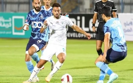 المصري يتصدر الدوري بفضل جهود مجلس الإدارة والجهاز الفني واللاعبين