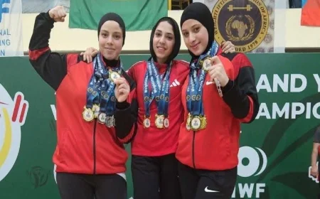 لاعبات المشروع القومي للموهبة يتألقن بحصد 12 ميدالية في بطولة إفريقيا لرفع الأثقال