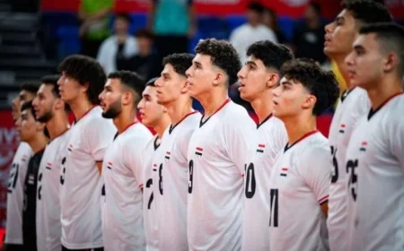 فوز منتخب شباب الطائرة على المغرب في بطولة العالم بالصين يعزز مكانته الدولية