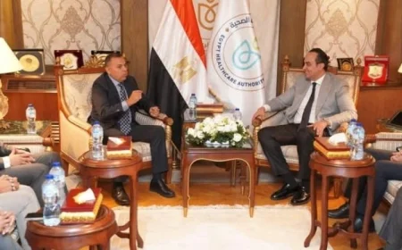 السبكي يناقش مع مدير تاكيدا للأدوية خطوات التعاون في مبادرات علاج الأورام