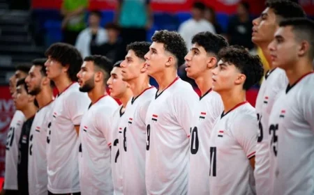 فوز منتخب مصر للشباب على تايلاند في بطولة العالم للكرة الطائرة في الصين
