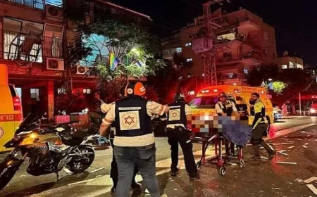 إصابات في إسرائيل بسبب التدافع إلى الملاجئ عقب إطلاق صاروخ يمني