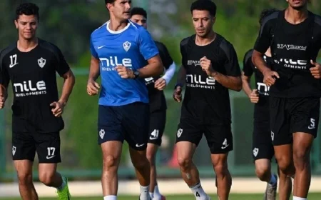 الزمالك يبدأ تدريباته بقوة لمواجهة فاركو المرتقبة في الدوري الممتاز