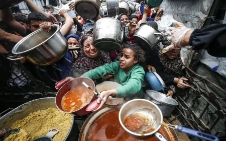 8 فلسطينيين يلقون حتفهم بسبب المجاعة وسوء التغذية في قطاع غزة