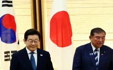 اليابان وكوريا الجنوبية تتعاونان لتعزيز العلاقات الثنائية وتطوير الشراكة