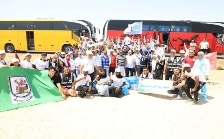 حملة لزراعة أشجار المانجروف وتنظيف شواطئ سفاجا: مبادرة بيئية لحماية الطبيعة في البحر الأحمر